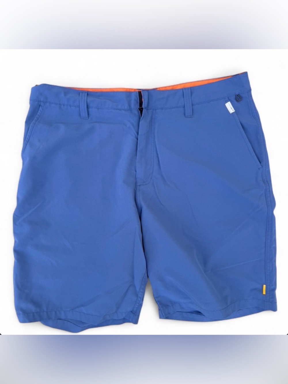 Quiksilver Waterman Blue Shorts with Orange Trim